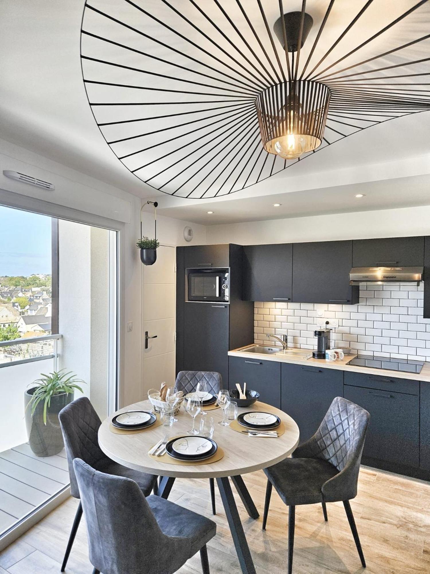 T2 Design Proche Gare/Intra-M/Sillon, Garage Prive Appartement Saint-Malo Buitenkant foto